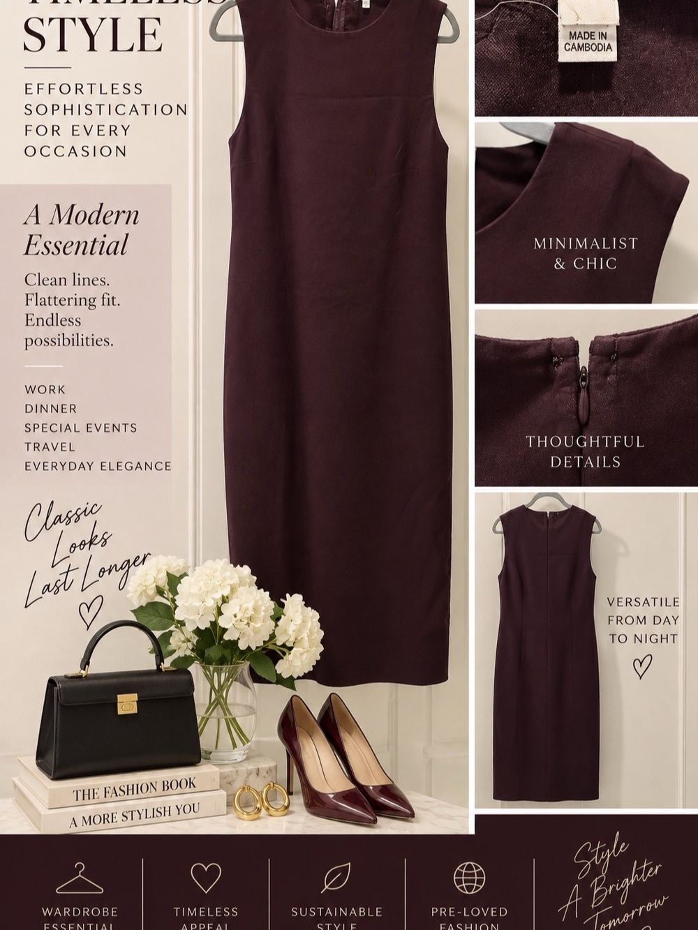 Linen Brown Dress